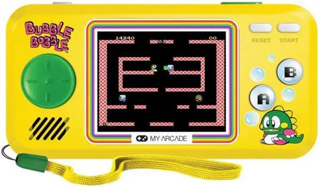 Alt view image 11 of 15 - My Arcade Bubble Bobble Pocket Player - Portable Handheld Gaming System - 3 Retro Games Included - Bubble Bobble (Part 1 & 2) and Rainbow Islands: The Story - Licensed Collectible