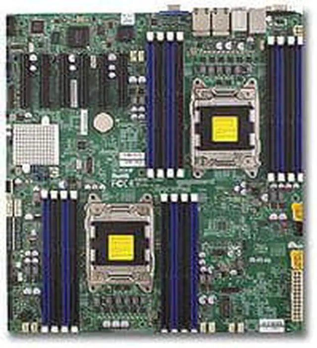 Alt view image 8 of 9 - SUPERMICRO X9DRD-EF-B X9DRD-EF-B Dual LGA2011 Intel C602J DDR3 SATA3 V and 2GbE EATX Server Motherboard