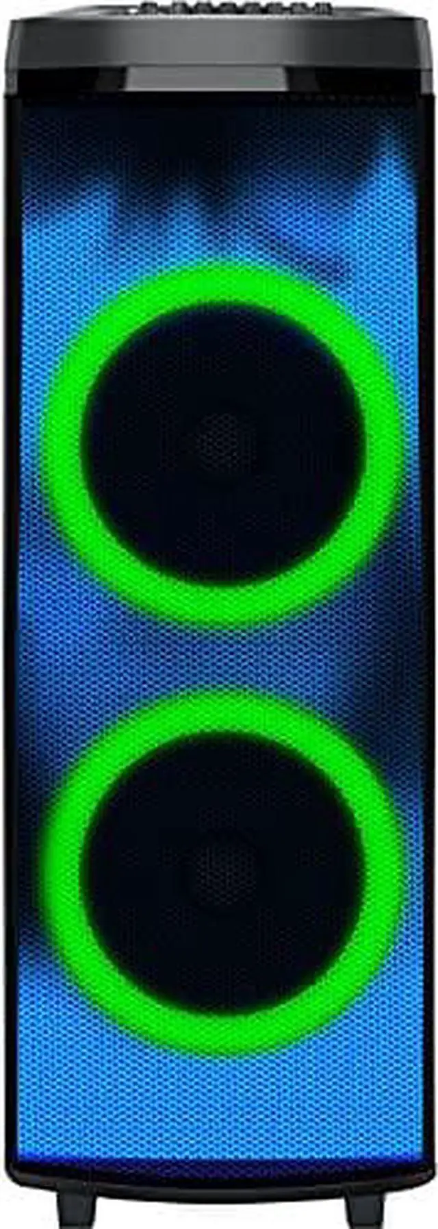 Alt view image 8 of 12 - Super Sonic IQ-7012DJBT Bluetooth 2 x 12” True Wireless Rechargeable Speaker 90 Watts with FIRE Light Show, FM, Mic