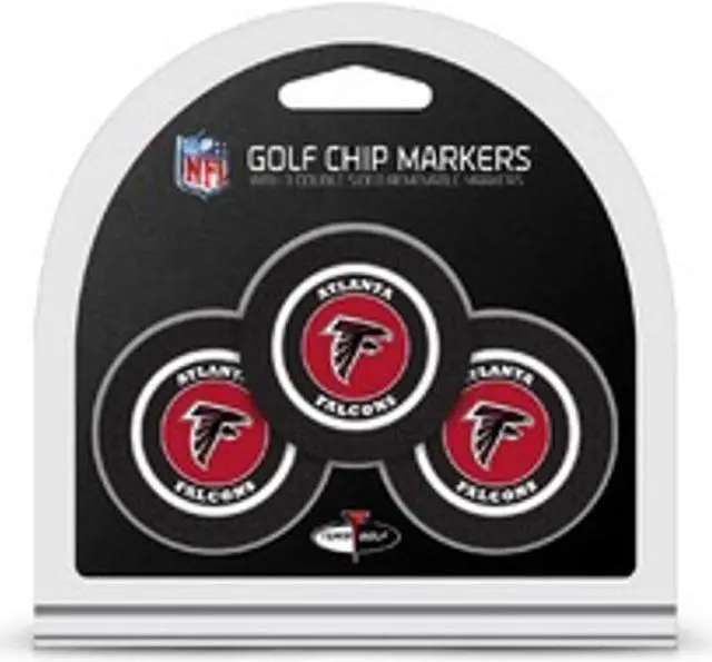 Main image of Atlanta Falcons Golf Chip with Marker 3 Pack
