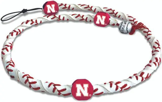 Main image of Nebraska Cornhuskers Necklace Frozen Rope Classic Baseball CO