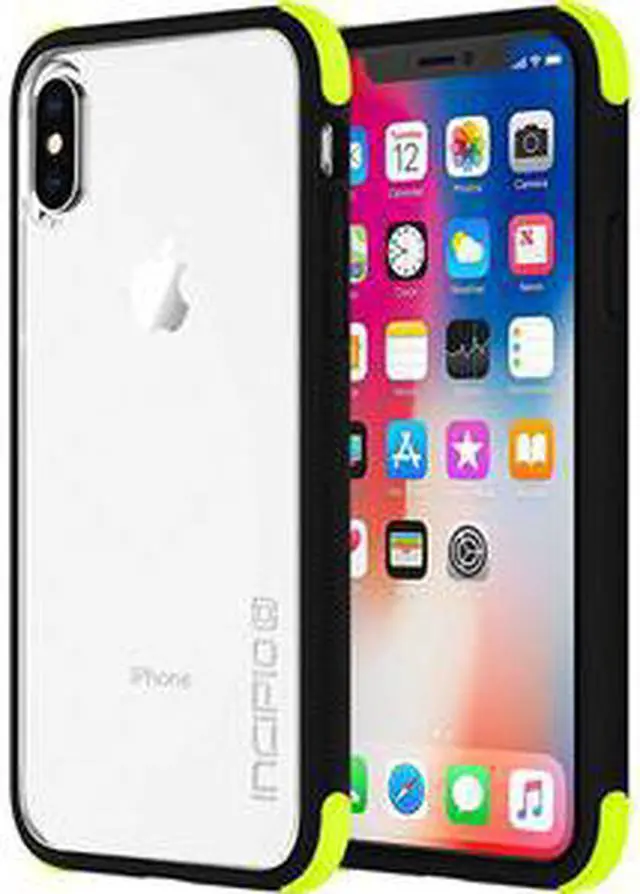 Alt view image 2 of 3 - Incipio Apple iPhone X Reprieve Sport Series Case - Black/Clear IPH-1633-VLT