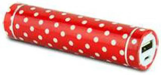 Alt view image 3 of 3 - instaCHARGE 3,000mAh Portable Device and Phone Charger Polkadot