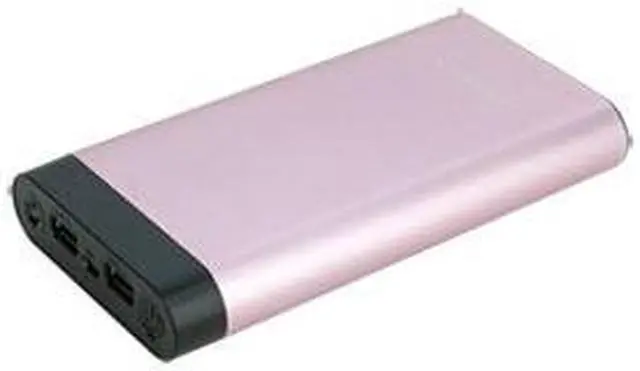 Alt view image 4 of 4 - InstaCHARGE 16000mAh Dual USB Power Bank Portable Battery Charger Rose Gold