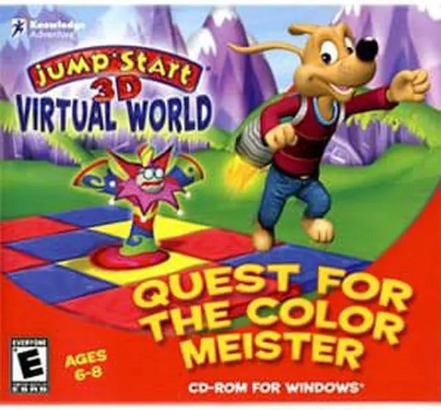 Alt view image 2 of 2 - JumpStart 3D Virtual World Quest For The Color Meistery