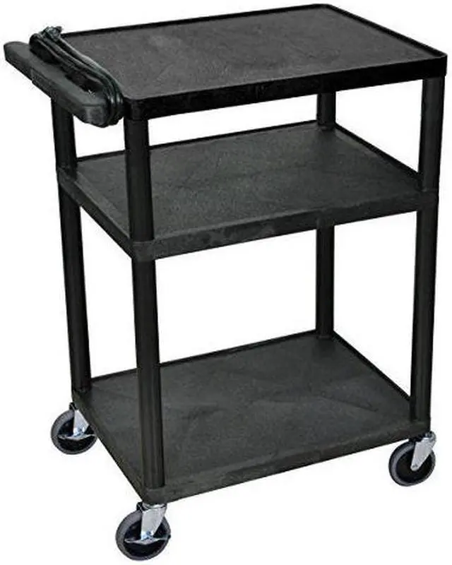 Alt view image 7 of 9 - Luxor LP34E-B 34" Plastic Table with Electric