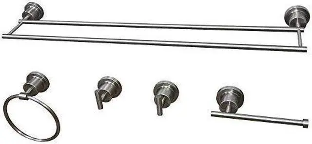 Alt view image 3 of 4 - Kingston Brass BAH821330478SN 5 Piece Concord Bathroom Accessory Set, Brushed Nickel