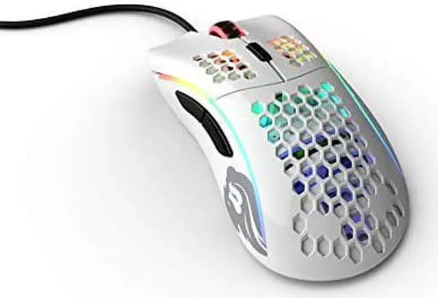 Alt view image 5 of 6 - Glorious Model D Glossy White Wired Gaming Mouse