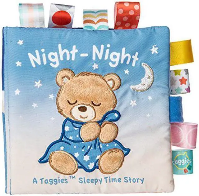 Main image of Taggies Starry Night Teddy Soft Book , 6x6 Inch (Pack of 1)