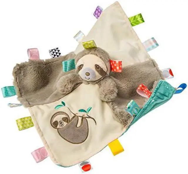 Alt view image 2 of 3 - Mary Meyer Taggies Soothing Sensory Security Blanket, Molasses Sloth