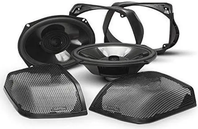 Alt view image 14 of 14 - Rockford Fosgate Harley Davidson Street Glide Road Glide Rear Speaker Audio Kit