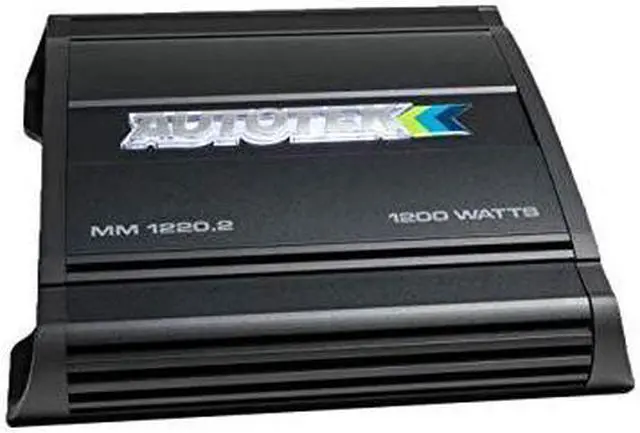 Alt view image 9 of 9 - Autotek MM1220.2 Mean Machine 1200-Watt 2-Channel Bridgeable Amp
