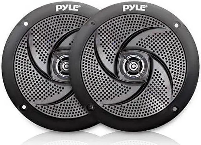 Alt view image 10 of 10 - Pyle Marine Speakers - 6.5 Inch 2 Way Waterproof and Weather Resistant Outdoor Audio Stereo Sound System with 240 Watt Power and Low Profile Slim Style - 1 Pair - PLMRS6B (Black)