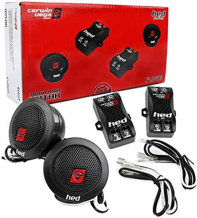 Alt view image 5 of 6 - cerwin-vega h7tak 600w max / 70w rms 1" flush mount silk dome tweeters, black