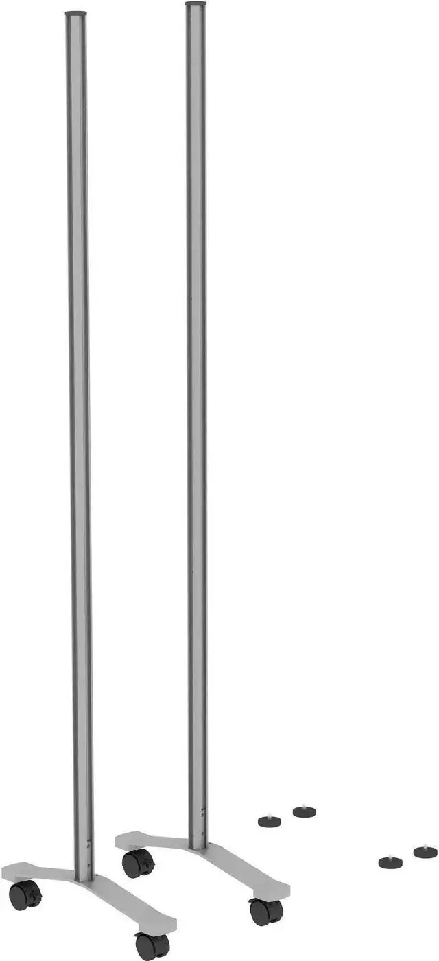 Alt view image 17 of 17 - Lorell Legs, F/Panel Dividers, W/Casters, 18-3/4"X2"X71", Sr (LLR90271)