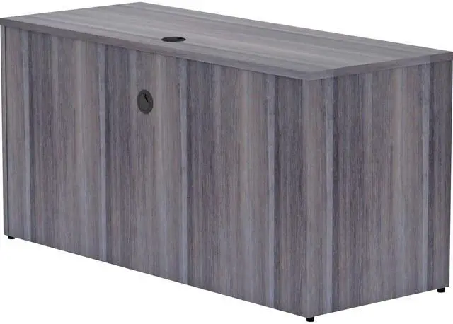 Alt view image 2 of 2 - Lorell Credenza Shell, 60"X24"X29-1/2", Weathered Charcoal (LLR69553)