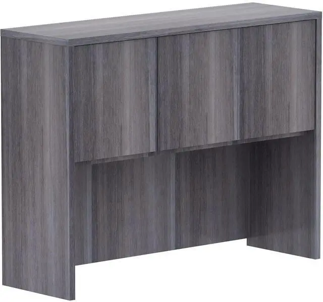 Main image of Lorell LLR69621 48 in. Hutch Weathered charcoal Laminate Desking