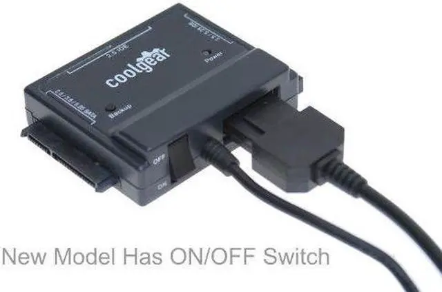 Alt view image 2 of 6 - Coolgear USB 2.0 to IDE/SATA Adapter, Works with 2.5/3.5/5.25 HDD