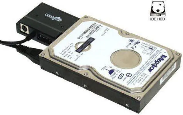 Alt view image 4 of 6 - Coolgear USB 2.0 to IDE/SATA Adapter, Works with 2.5/3.5/5.25 HDD