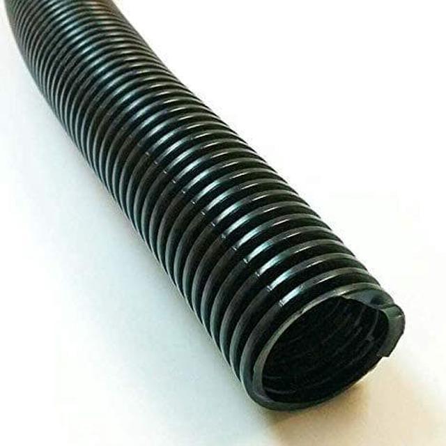 Electriduct 2 Split Wire Loom Tubing Polyethylene Corrugated Flexible  Conduit (2 Inch ID) - Black - 25 Feet 