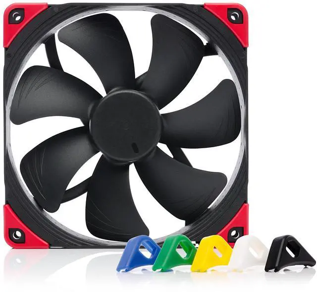 Alt view image 11 of 15 - Noctua NF-A14 PWM chromax.Black.swap, Premium Quiet Fan, 4-Pin (140mm, Black)