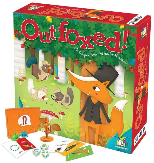 Main image of OUTFOXED, A CLASSIC WHO DUNNIT GAME FOR PRESCHOOLERS, 4 players