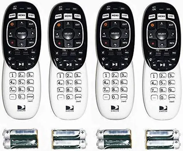 Alt view image 9 of 9 - 4 Pack - DIRECTV RC73 IR/RF Remote Control