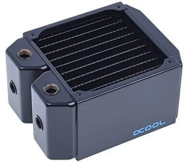 Alt view image 14 of 14 - Alphacool NexXxos Monsta Radiator 120, 120mm x 1, Single Fan, Black