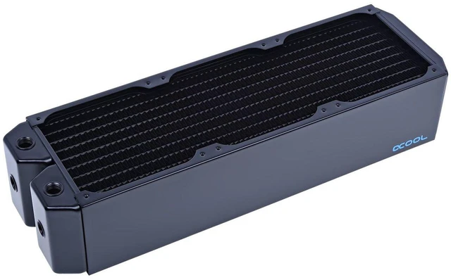 Alt view image 16 of 16 - Alphacool NexXxos Monsta Radiator 360, 120mm x 3, Triple Fan, Black