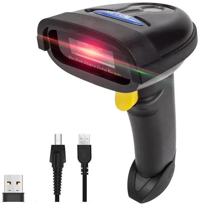 Main image of 2D Barcode Scanner, Compatible with 2.4G Wireless & Bluetooth & USB Wired Connection, Connect Smart Phone, Tablet, PC, 1D Bar Code Reader Work for QR PDF417 Data Matrix (NT-1228BL)