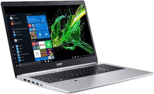 Alt view image 8 of 8 - Acer Aspire 5 Slim Laptop, 15.6" Full HD IPS Display, 10th Gen Intel Core i5-10210U, 8GB DDR4, 256GB PCIe NVMe SSD, Intel Wi-Fi 6 AX201 802.11ax, Fingerprint Reader, Backlit KB, A515-54-59W2 Notebook