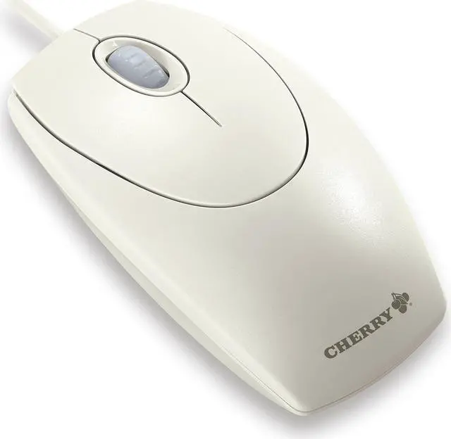 Alt view image 9 of 9 - Optical Mouse with scroll Wheel PS2/USB Business Std Design Lt Gry