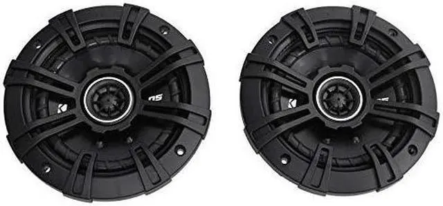 Alt view image 4 of 4 - 2 Kicker 43DSc504 D-Series 5.25 200W 2-Way 4-Ohm car Audio coaxial Speakers