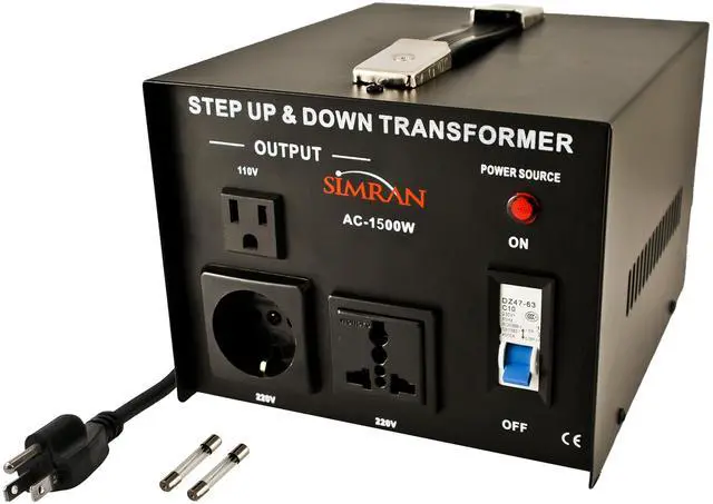 Main image of AC-1500 Step Up/Down Voltage Converter Transformer 110V/220V - 1500 Watts