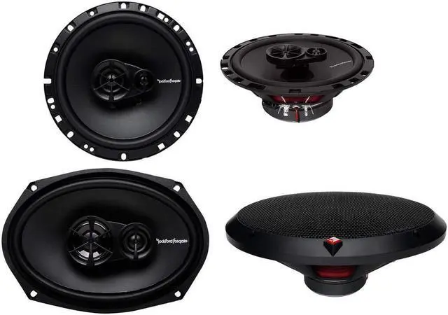 Main image of R169X3 6x9 260W 3 Way + R165X3 6.5" 3 Way Car Speakers Coaxial