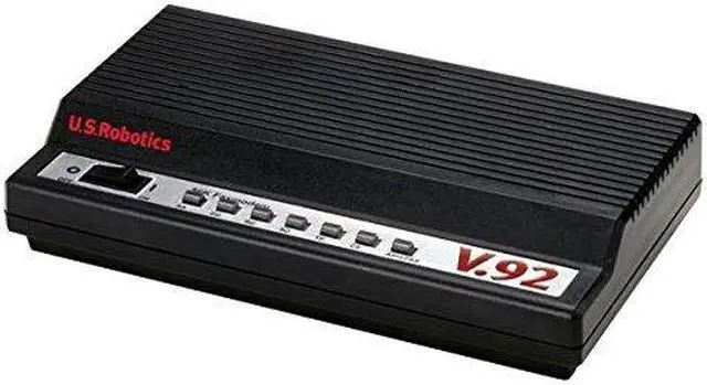 Alt view image 4 of 4 - US Robotics V.92 USR5686E External Modem + Fax, 56K