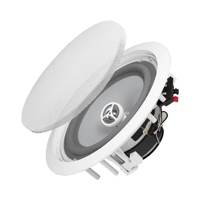 Alt view image 2 of 6 - ICE800WRS 8" in-Ceiling/in-Wall 300W Water-Resistant Outdoor Speaker Set of 4 Speakers