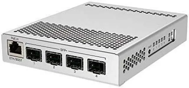 Alt view image 9 of 9 - Mikrotik CRS305-1G-4S+IN Switch with 4 SFP+ 10Gbps Ports and 1 Gigabit Ethernet Port