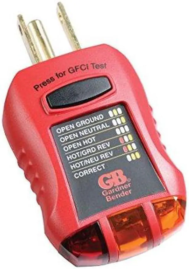 Alt view image 3 of 3 - Gardner Bender GFCI Outlet Tester  GFI-3501
