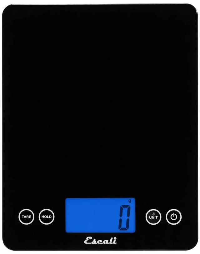 Main image of 2210IB ArtiXL Extra-Large Glass Digital LCD Display Kitchen Scale, Measures Liquid and Dry Ingredients, Tare Function, 22lb Capacity, Black