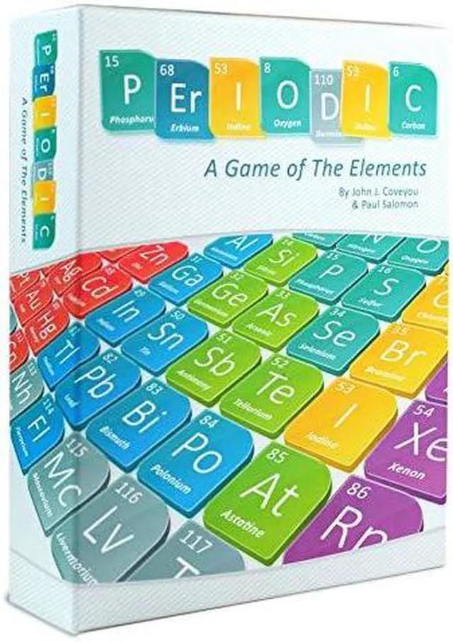 Alt view image 11 of 11 - Periodic A Game of The Elements Science Strategic Board Game Genius Games GOT1008