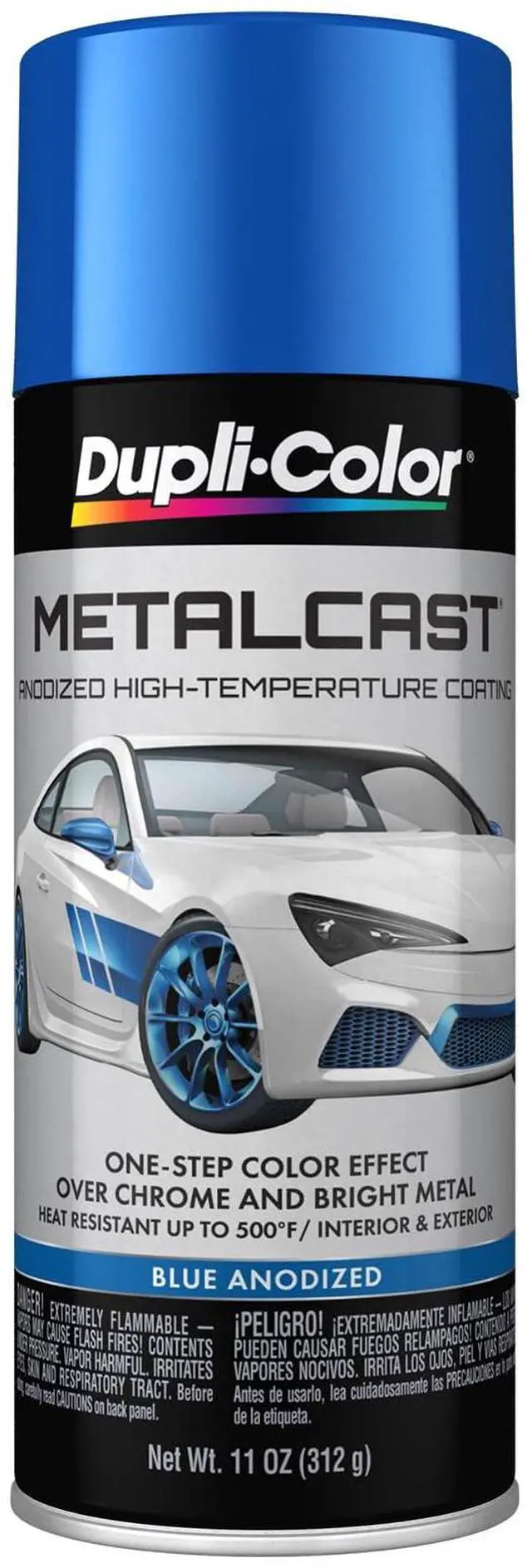 Main image of Dupli-Color MC201 Metalcast Automotive Spray Paint - Blue Anodized Coating - 11 oz Aerosol Can