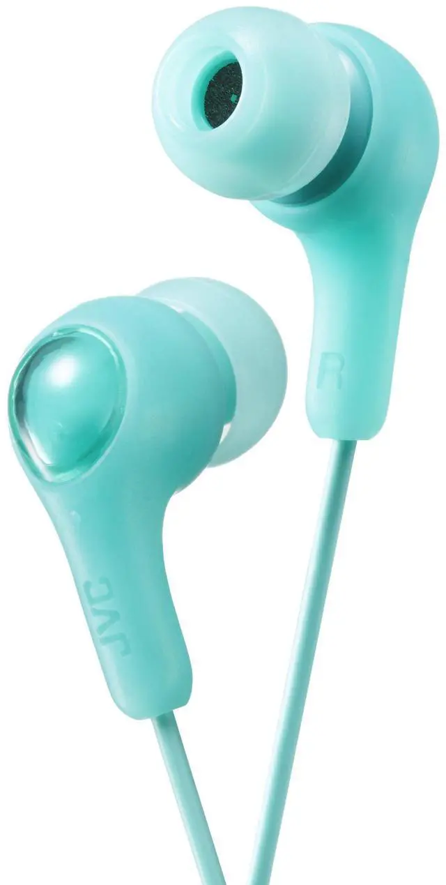 Main image of Gumy in Ear Earbud Headphones, Powerful Sound, Comfortable and Secure Fit, Silicone Ear Pieces S/M/L - HAFX7G Green