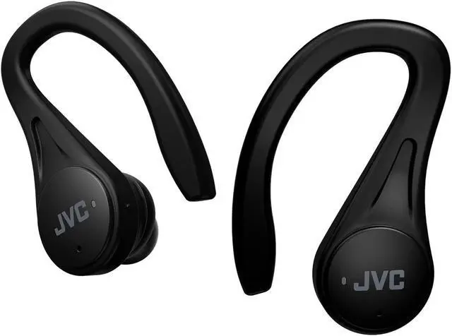 Main image of JVC Sport True Wireless Earbuds Headphones  Lightweight and Compact  Long Battery Life (up to 30 Hours)  Sound with Neodymium Magnet Driver  Water Resistance (IPX5) - HAEC25TB (Black)  Small