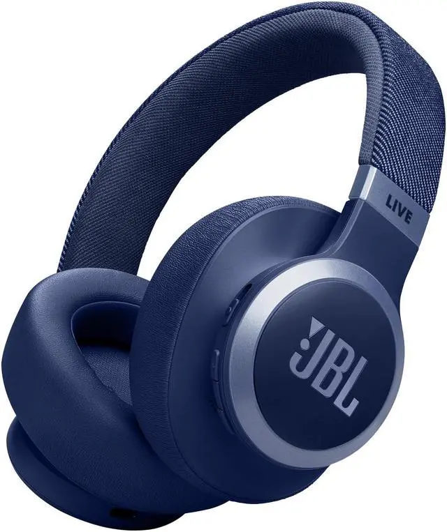 Main image of Live 770NC - Wireless Over-Ear Headphones with True Adaptive Noise Cancelling with Smart Ambient, Up to 65 Hours of Battery Life, Comfort-fit Fabric Headband & Carrying Pouch (Blue)
