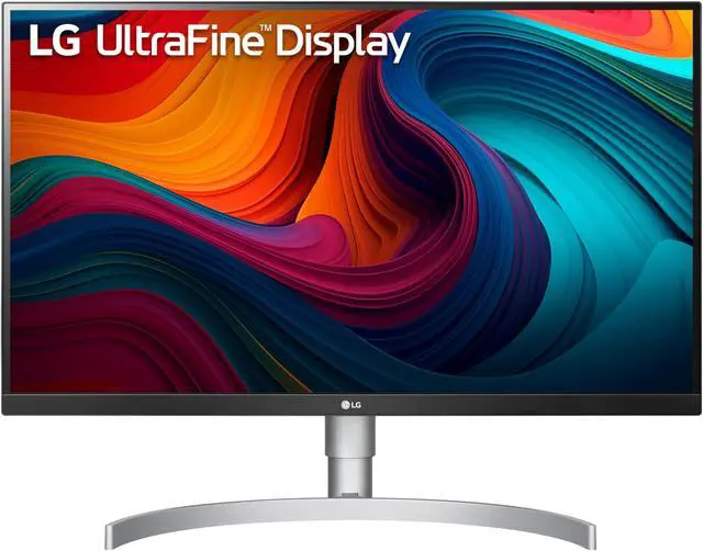 Alt view image 13 of 13 - LG 27UN850-W 27 Inch Ultrafine UHD (3840 x 2160) IPS Display with VESA DisplayHDR 400, USB Type-C and 3-Side Virtually Borderless Display with Height/Swivel/Pivot/Tilt Adjustable Stand, Si (27UN850-W)