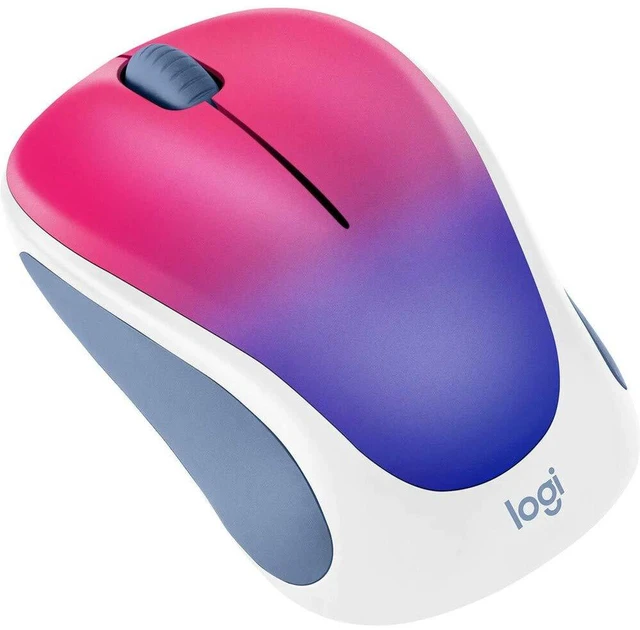 Alt view image 15 of 15 - Logitech Design Collection 910-005840 Blue 3 Buttons 1 x Wheel USB RF Wireless Optical Mouse, Blue Blush
