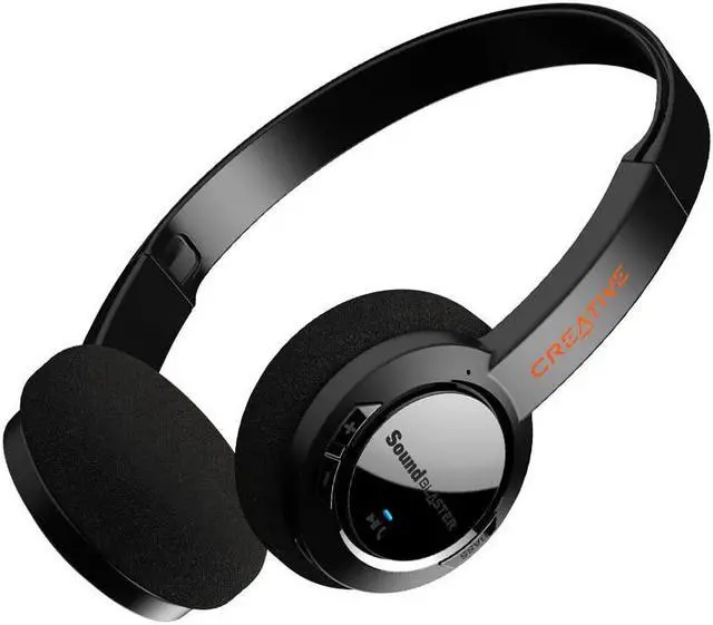 Alt view image 5 of 5 - sound blaster jam v2 on-ear lightweight bluetooth 5.0 wireless headphones with usb-c, aptx low latency, aptx hd, multipoint connectivity, voice detection and noise reduction, 22 ho