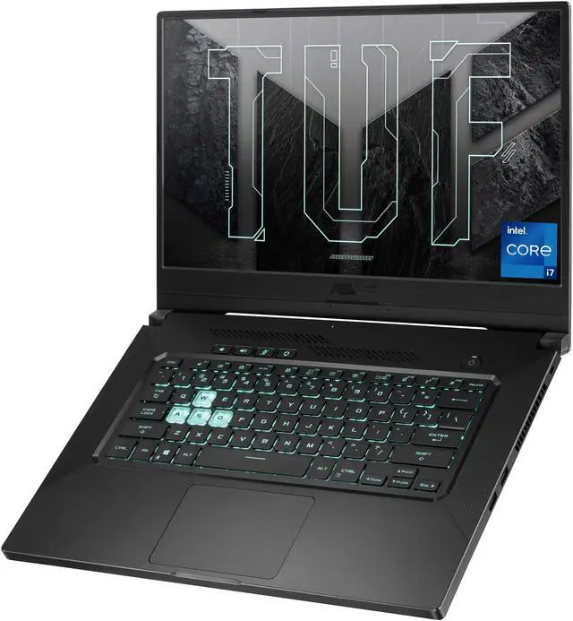Alt view image 13 of 13 - ASUS TUF Dash 15 (2021) Ultra Slim Gaming Laptop, 15.6” 144Hz FHD, GeForce RTX 3050 Ti, Intel Core i7-11370H, 8GB DDR4, 512GB PCIe NVMe SSD, Wi-Fi 6, Windows 10, Eclipse Grey Color, TUF516PE-AB73