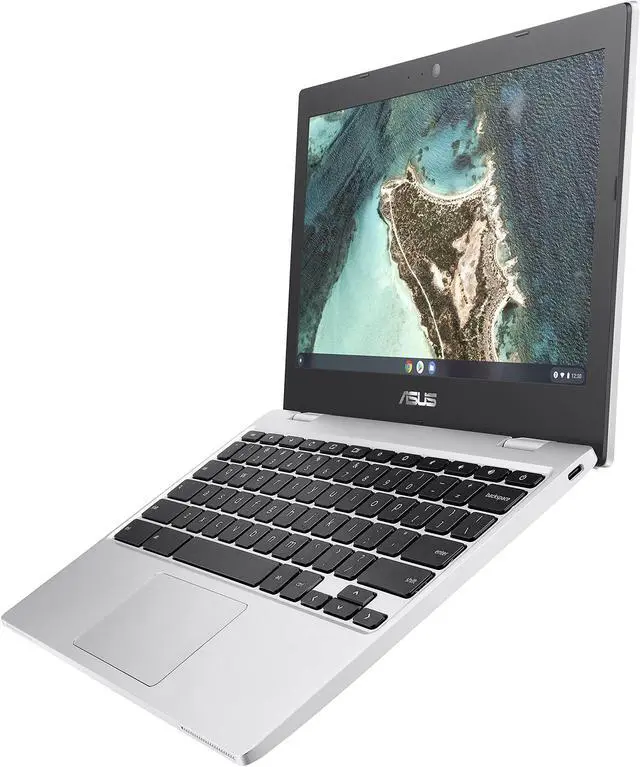 Alt view image 14 of 14 - ASUS Chromebook CX1, 11.6" HD NanoEdge Display, Intel Celeron N3350 Processor, 32GB eMMC,  4GB RAM, Spill-resistant Keyboard, Chrome OS, Transparent Silver, CX1100CNA-AS42